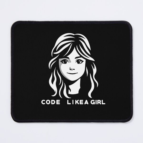Item preview, Empowering Women in Tech: Code Like a Girl Illustration designed and sold by tutoo clothes.