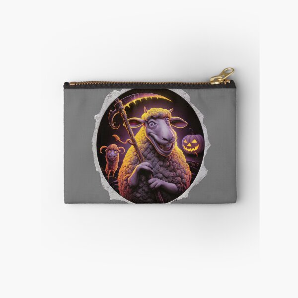 Item preview, Farmer's Halloween - Sheep with a scythe - 04 designed and sold by kjp-design.