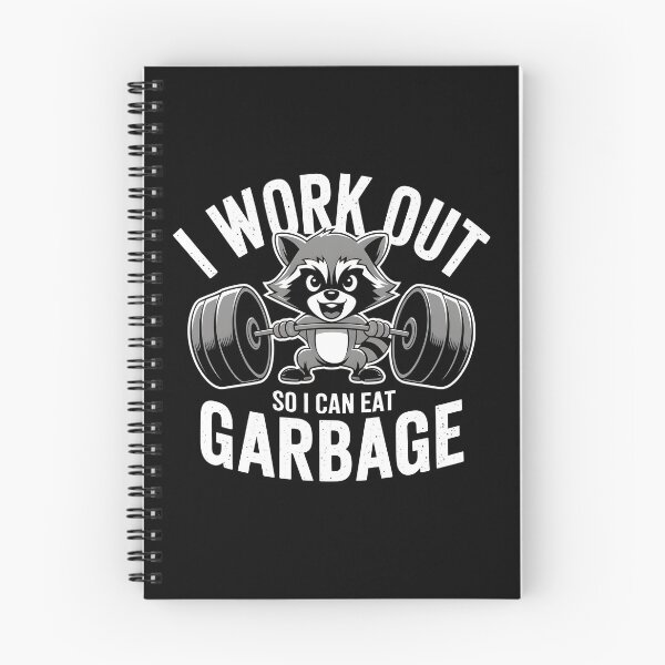 Item preview, I work out so I can eat garbage designed and sold by Channel1Design.