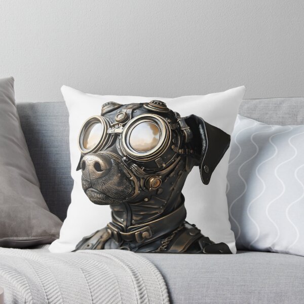 Item preview, Steampunk Dog in Goggles designed and sold by effervescence.