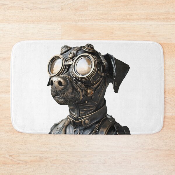Item preview, Steampunk Dog in Goggles designed and sold by effervescence.