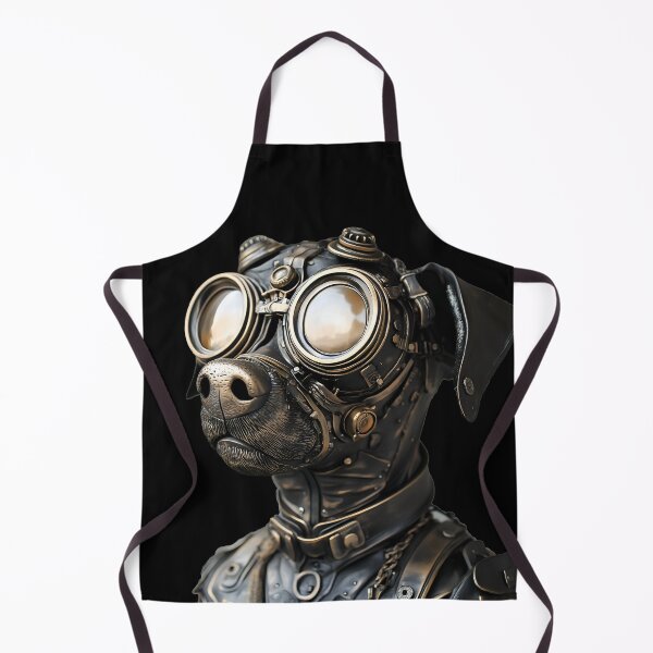 Item preview, Steampunk Dog in Goggles designed and sold by effervescence.