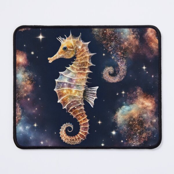 Item preview, Galaxy Space Seahorse designed and sold by vintage-art.
