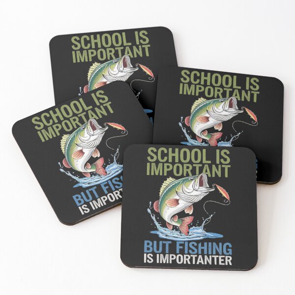 Item preview, School is Important But Fishing is Importanter, Fishing Life, designed and sold by BLZART.