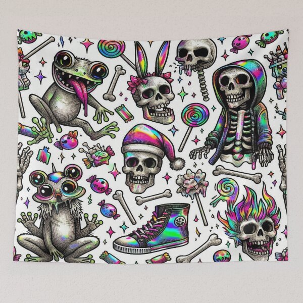 Item preview, "Undead Animals with Shimmering Holograms and Footwear" designed and sold by Imaginarium of Chaos falcon88 .