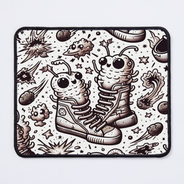 Item preview, "Funky Larvae in Space Boots Marching Through Armageddon" designed and sold by Imaginarium of Chaos falcon88 .