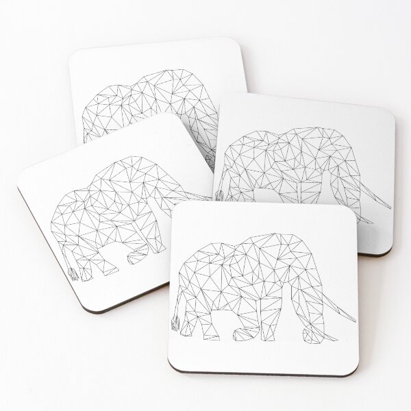 Item preview, Elephant Geometric 1 designed and sold by NoirPineapple.