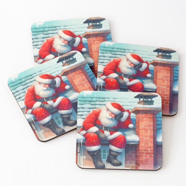 Item preview, Sleepy Santa designed and sold by Halifaxartguy.