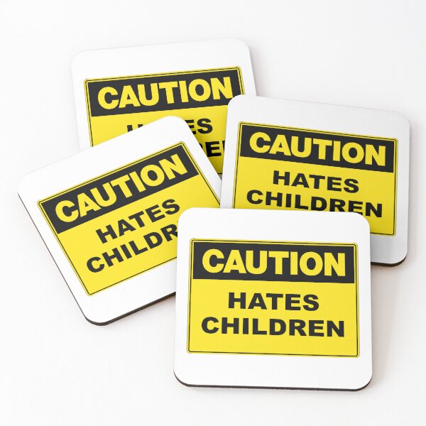 Item preview, Caution: Hates Children designed and sold by RuthandRose.