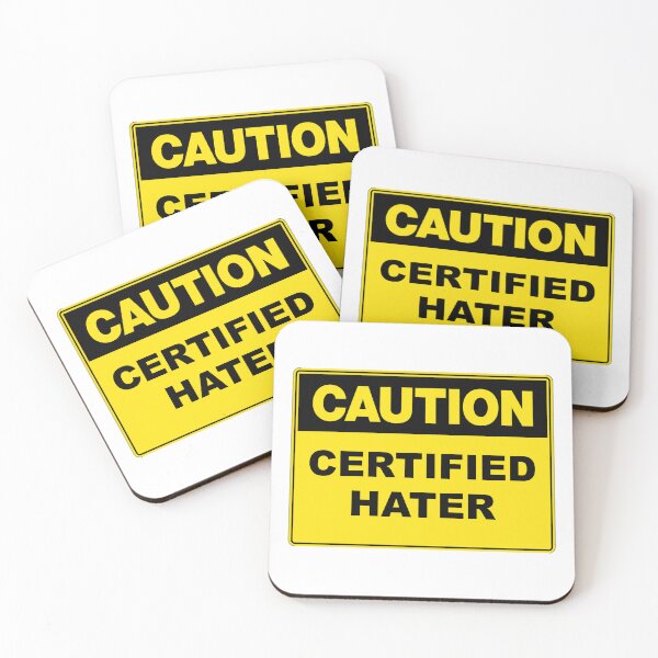 Item preview, Caution: Certified Hater designed and sold by RuthandRose.