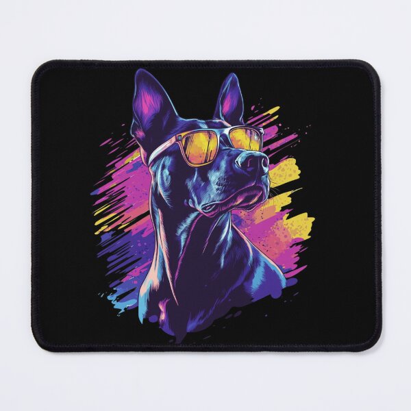 Item preview, Synthwave Doberman designed and sold by Proteinmalac.