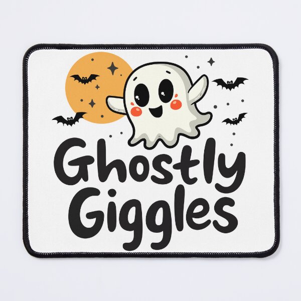 Item preview, Cute Ghostly Giggles Halloween designed and sold by Quirky Shirts.