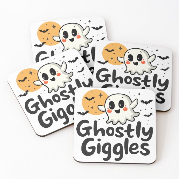 Item preview, Cute Ghostly Giggles Halloween designed and sold by Quirky Shirts.