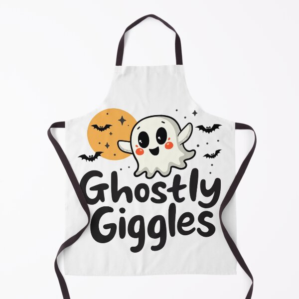 Item preview, Cute Ghostly Giggles Halloween designed and sold by Quirky Shirts.