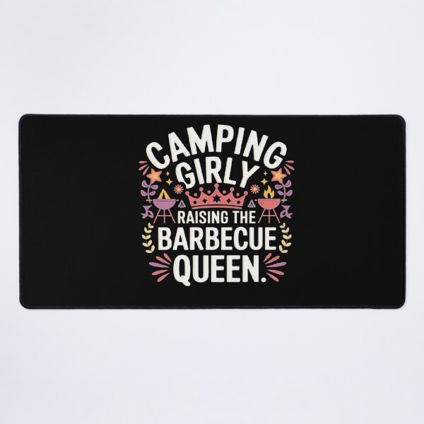 Item preview, Camping Girly Barbecue Queen Design designed and sold by love3617.