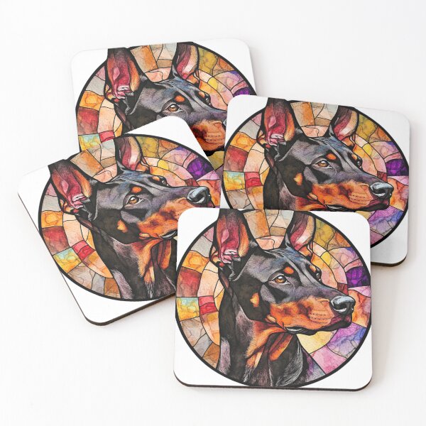 Item preview, Stained Glass Doberman designed and sold by Proteinmalac.