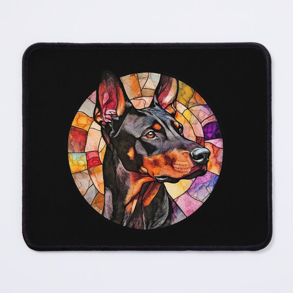 Item preview, Stained Glass Doberman designed and sold by Proteinmalac.
