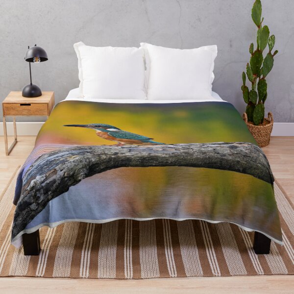 Item preview, kingfisher on a pond designed and sold by kathleenjean.