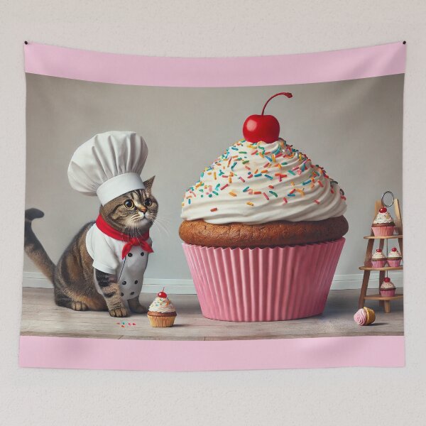 Item preview, Chef Muffin - The Cupcake Connoisseur designed and sold by WheelieGdArt.