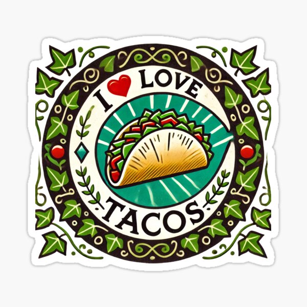 Item preview, I Love Tacos designed and sold by Boog Monst .