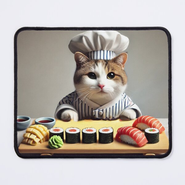 Item preview, Chef Miso - The Sushi Specialist designed and sold by WheelieGdArt.