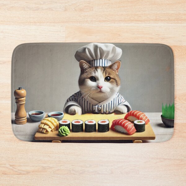 Item preview, Chef Miso - The Sushi Specialist designed and sold by WheelieGdArt.