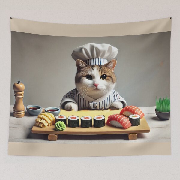Item preview, Chef Miso - The Sushi Specialist designed and sold by WheelieGdArt.