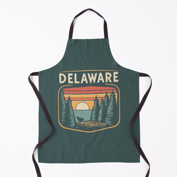 Item preview, Delaware - Vintage Sunset - Travel Badge designed and sold by Amazing States of America.