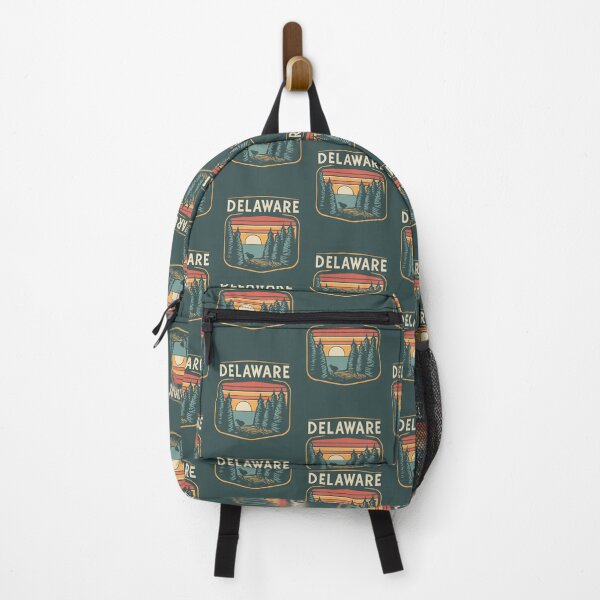 Item preview, Delaware - Vintage Sunset - Travel Badge designed and sold by Amazing States of America.