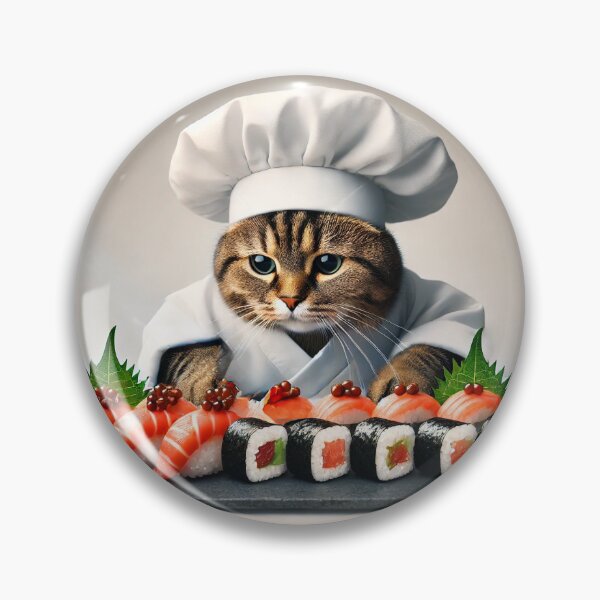 Item preview, Chef Sashimi - Master of Sushi Creations designed and sold by WheelieGdArt.