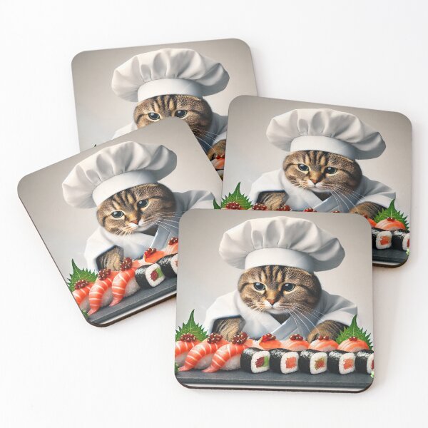 Item preview, Chef Sashimi - Master of Sushi Creations designed and sold by WheelieGdArt.