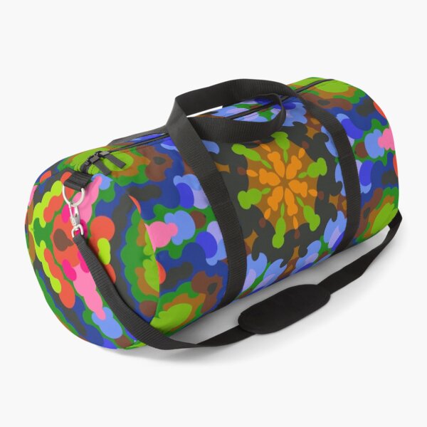 Item preview, Retro Mandala Green Blue and Pink designed and sold by WormholeOrbital.