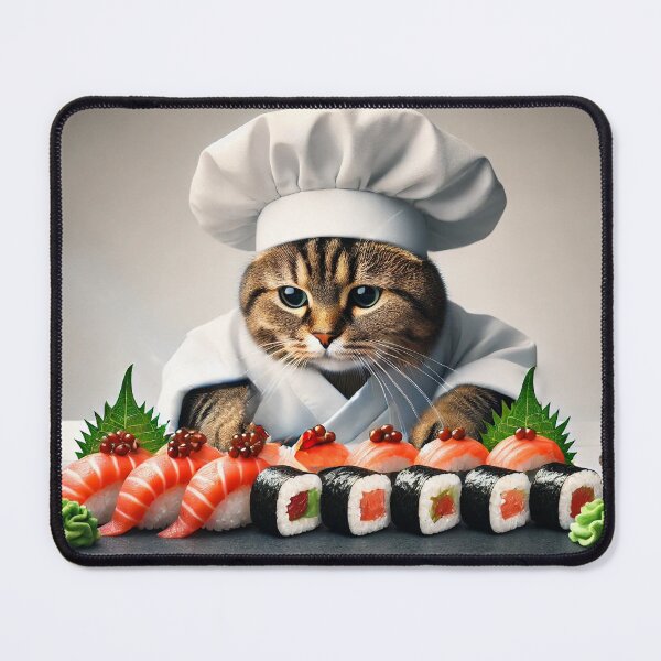 Item preview, Chef Sashimi - Master of Sushi Creations designed and sold by WheelieGdArt.
