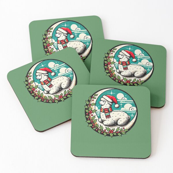 Item preview, Christmas Alpacas designed and sold by FrictionMaxxing.