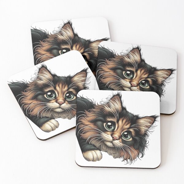Item preview, "Curious Cat: Touching Expression" designed and sold by CHRIST5000.