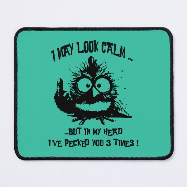 Item preview, Calm Exterior, Fiery Interior:Calm Look, Feisty Thoughts / The Secret Life of Birds designed and sold by MAEN00.