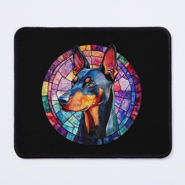 Item preview, Stained Glass Doberman designed and sold by Proteinmalac.