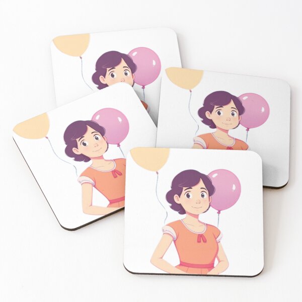 Item preview, Whimsical Balloon Dreams - Minimalist Illustration designed and sold by sahbender.