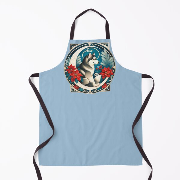 Item preview, Christmas Alaskan Malamute designed and sold by FrictionMaxxing.