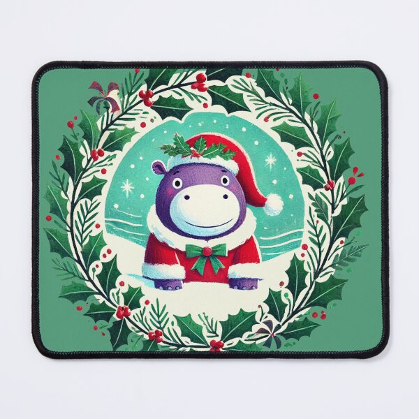 Item preview, Christmas Hippo designed and sold by FrictionMaxxing.