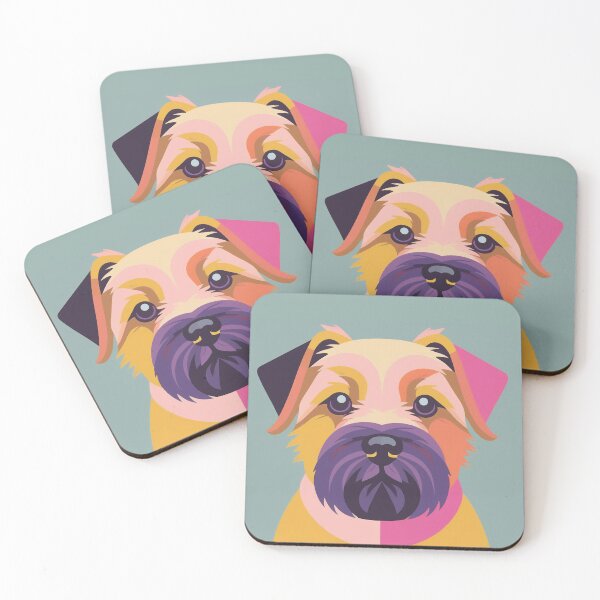 Item preview, Border Terrier Graphic Dog Portrait designed and sold by Adam Regester.