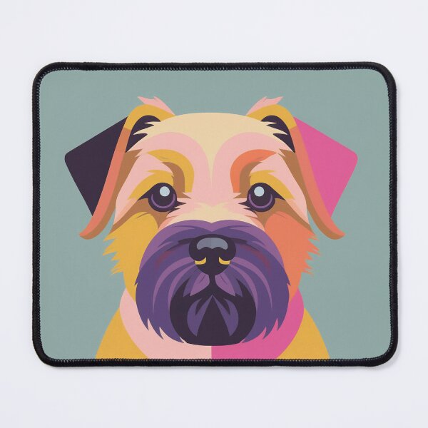 Item preview, Border Terrier Graphic Dog Portrait designed and sold by Adam Regester.