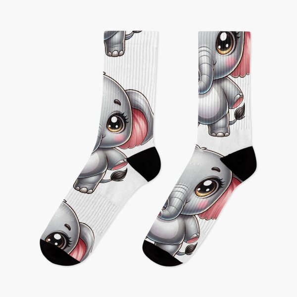 Item preview, Cute Cartoon Baby Elephant with Big Eyes designed and sold by Chokhdi289shop.