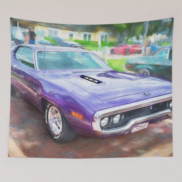 Item preview, 1971 Inviolet Purple Plymouth Roadrunner 383 X101 designed and sold by RichFrancoCars.