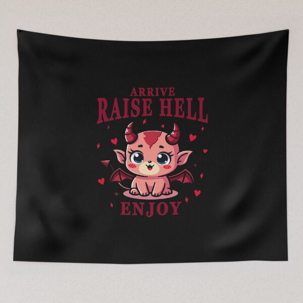 Item preview, Arrive, Raise Hell, Enjoy designed and sold by gegogneto.
