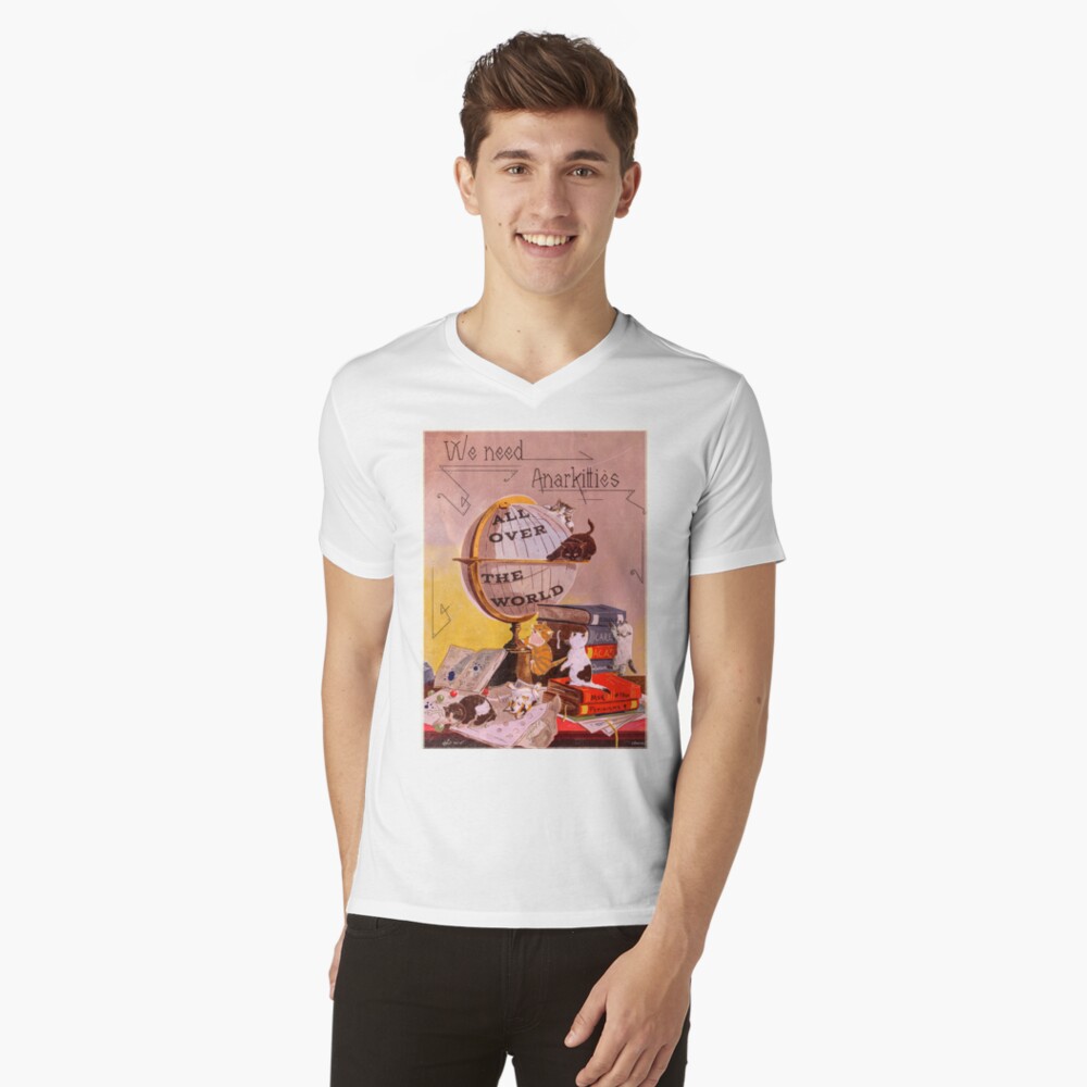 Item preview, V-Neck T-Shirt designed and sold by EchoppeDeLoki.