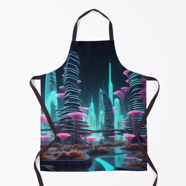 Item preview, Futuristic City - ai designed and sold by TrendyGalaxy.