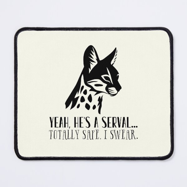 Item preview, Serval Lover Gift #ServalLover #ServalOwner #ServalMom #ServalDad #Serval designed and sold by Anna Halasek.