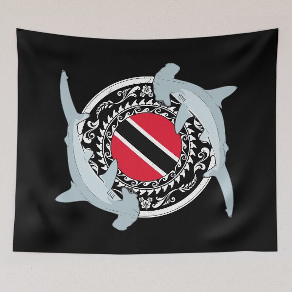 Item preview, Hammerhead shark Trinidad Tobago designed and sold by NicGrayGraphic.