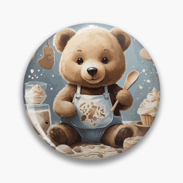 Item preview, Pastry Chef Bear designed and sold by Pawsandco.